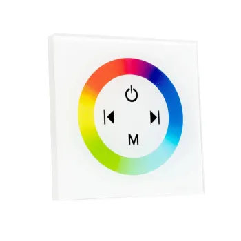 LED RGB Controller Λευκό Τοίχου Αφής 12v (144w) - 24v (288w) DC GloboStar 77419 Μ8.5xΠ8.5xΥ3.5 LED RGB Controller Λευκό Τοίχου Αφής 12v (144w) - 24v (288w) DC GloboStar 77419 Μ8.5xΠ8.5xΥ3.5