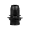 GloboStar® 78961 ΣΕΤ Ντουί E14 με Ροδέλα Πλαστικό Μάυρο DIY