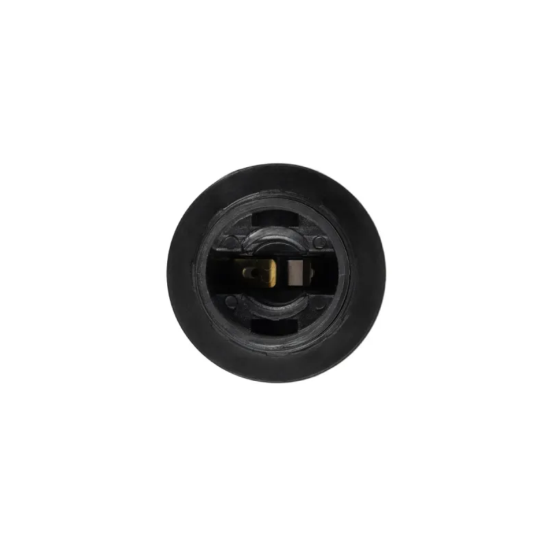 GloboStar® 78961 ΣΕΤ Ντουί E14 με Ροδέλα Πλαστικό Μάυρο DIY
