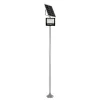 GLOBOSTAR® HELIOS-280 GLB-000-0001 Μεταλλικός Γαλβανισμένος Στύλος Φωτισμού για Φωτοβολταϊκό Προβολέα Εξωτερικού Χώρου - Ασημί Γαλβανιζέ - Μ35 × Π25 × Υ280cm