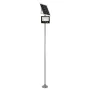 GLOBOSTAR® HELIOS-280 GLB-000-0001 Μεταλλικός Γαλβανισμένος Στύλος Φωτισμού για Φωτοβολταϊκό Προβολέα Εξωτερικού Χώρου - Ασημί Γαλβανιζέ - Μ35 × Π25 × Υ280cm