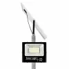 GLOBOSTAR® HELIOS-280 GLB-000-0001 Μεταλλικός Γαλβανισμένος Στύλος Φωτισμού για Φωτοβολταϊκό Προβολέα Εξωτερικού Χώρου - Ασημί Γαλβανιζέ - Μ35 × Π25 × Υ280cm