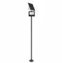 GLOBOSTAR® HELIOS-280 GLB-000-0003 Μεταλλικός Γαλβανισμένος Στύλος Φωτισμού για Φωτοβολταϊκό Προβολέα Εξωτερικού Χώρου - RAL 7016 Γκρι Ανθρακί - Μ35 × Π25 × Υ280cm