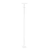 GLOBOSTAR® HELIOS-280 GLB-000-0004 Μεταλλικός Γαλβανισμένος Στύλος Φωτισμού για Φωτοβολταϊκό Προβολέα Εξωτερικού Χώρου - RAL 9016 Λευκό Ματ - Μ35 × Π25 × Υ280cm