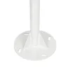 GLOBOSTAR® HELIOS-280 GLB-000-0004 Μεταλλικός Γαλβανισμένος Στύλος Φωτισμού για Φωτοβολταϊκό Προβολέα Εξωτερικού Χώρου - RAL 9016 Λευκό Ματ - Μ35 × Π25 × Υ280cm
