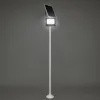 GLOBOSTAR® HELIOS-280 GLB-000-0004 Μεταλλικός Γαλβανισμένος Στύλος Φωτισμού για Φωτοβολταϊκό Προβολέα Εξωτερικού Χώρου - RAL 9016 Λευκό Ματ - Μ35 × Π25 × Υ280cm