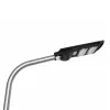 GLOBOSTAR® URBANO-280 GLB-000-0007 Μεταλλικός Γαλβανισμένος Στύλος Φωτισμού για Φωτοβολταϊκό Φωτιστικό Δρόμου Εξωτερικού Χώρου - Ασημί Γαλβανιζέ - Μ84 x Π25 x Υ280cm