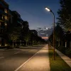 GLOBOSTAR® URBANO-280 GLB-000-0011 Μεταλλικός Γαλβανισμένος Στύλος Φωτισμού για Φωτοβολταϊκό Φωτιστικό Δρόμου Εξωτερικού Χώρου - RAL 8004 Corten Καφε Ματ - Μ84 x Π25 x Υ280cm