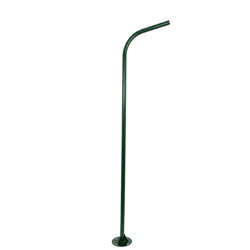 GLOBOSTAR® URBANO-280 GLB-000-0012 Μεταλλικός Γαλβανισμένος Στύλος Φωτισμού για Φωτοβολταϊκό Φωτιστικό Δρόμου Εξωτερικού Χώρου - RAL 6009 Κυπαρίσσι Ματ - Μ84 x Π25 x Υ280cm