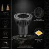 kelvo® KYRON DARK 36° KLV-103-0010 Σποτ GU10 MR16 με Honeycomb Anti-Glare Reflector LED 7W 840lm CRI (Ra) ≥ 90 36° AC 220-240V IP20 Φυσικό Λευκό 4500K Dimmable - Bridgelux COB Chip - Γκρι Ανθρακί & Μαύρο Ματ - Μ5 x Π5 x Υ5.7cm - 3 Χρόνια Εγγύηση