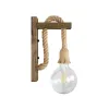 GLOBOSTAR® KENSI 00883 Boho Φωτιστικό Τοίχου - Απλίκα με Ντουί 1 x E27 AC 220-240V IP20 - Καφέ & Μπεζ - Μ7 x Π18 x Υ30cm GLOBOSTAR® KENSI 00883 Boho Φωτιστικό Τοίχου - Απλίκα με Ντουί 1 x E27 AC 220-240V IP20 - Καφέ & Μπεζ - Μ7 x Π18 x Υ30cm