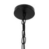 GLOBOSTAR® BARREL 00890 Vintage Κρεμαστό Φωτιστικό Οροφής με Ντουί 1 x E27 AC 220-240V IP20 - Kαφέ - Μ24 x Π24 x Υ30cm