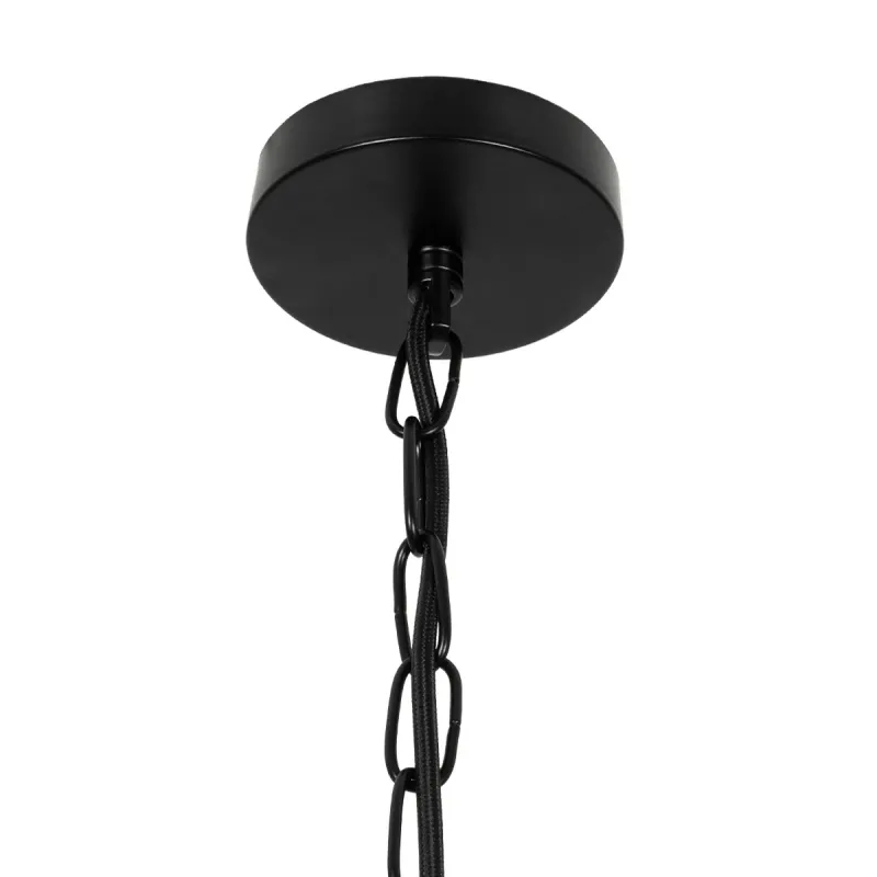 GLOBOSTAR® BARREL 00890 Vintage Κρεμαστό Φωτιστικό Οροφής με Ντουί 1 x E27 AC 220-240V IP20 - Kαφέ - Μ24 x Π24 x Υ30cm