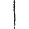 GLOBOSTAR® LOOP 00905 Μοντέρνο Κρεμαστό Φωτιστικό Οροφής με Ντουί 4 x E27 AC 220-240V IP20 - Χάλκινο - Μ52 x Π52 x Υ42cm