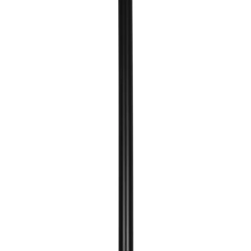 GLOBOSTAR® CONFOR 01036 Μοντέρνο Φωτιστικό Οροφής με Ντουί 6 x E27 AC 220-240V IP20 - Μαύρο - Μ26 x Π26 x Υ4cm