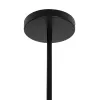 GLOBOSTAR® CONFOR 01036 Μοντέρνο Φωτιστικό Οροφής με Ντουί 6 x E27 AC 220-240V IP20 - Μαύρο - Μ26 x Π26 x Υ4cm