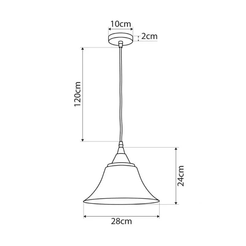 GLOBOSTAR® CLOCHER 01041 Vintage Κρεμαστό Φωτιστικό Οροφής με Ντουί 1 x E27 AC 220-240V IP20 - Μαύρο - Μ29 x Π29 x Υ34cm