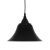 GLOBOSTAR® CLOCHER 01041 Vintage Κρεμαστό Φωτιστικό Οροφής με Ντουί 1 x E27 AC 220-240V IP20 - Μαύρο - Μ29 x Π29 x Υ34cm