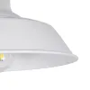GLOBOSTAR® RAY 01043 Vintage Κρεμαστό Φωτιστικό Οροφής με Ντουί 1 x E27 AC 220-240V IP20 - Λευκό - Μ36 x Π36 x Υ25cm