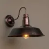 GLOBOSTAR® RAY 01052 Vintage Φωτιστικό Τοίχου - Απλίκα με Ντουί 1 x E27 AC 220-240V IP20 - Χάλκινο Εφέ Σκουριάς - Μ35 x Π40 x Υ32cm