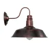 GLOBOSTAR® RAY 01052 Vintage Φωτιστικό Τοίχου - Απλίκα με Ντουί 1 x E27 AC 220-240V IP20 - Χάλκινο Εφέ Σκουριάς - Μ35 x Π40 x Υ32cm