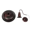 GLOBOSTAR® RAY 01052 Vintage Φωτιστικό Τοίχου - Απλίκα με Ντουί 1 x E27 AC 220-240V IP20 - Χάλκινο Εφέ Σκουριάς - Μ35 x Π40 x Υ32cm