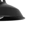 GLOBOSTAR® ANER 01073 Vintage Κρεμαστό Φωτιστικό Οροφής με Ντουί 1 x E27 AC 220-240V IP20 - Μαύρο & Χρυσό - Μ27.5 x Π27.5 x Υ19cm