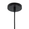 GLOBOSTAR® ANER 01073 Vintage Κρεμαστό Φωτιστικό Οροφής με Ντουί 1 x E27 AC 220-240V IP20 - Μαύρο & Χρυσό - Μ27.5 x Π27.5 x Υ19cm