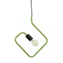 GLOBOSTAR® LIBBY 01096-1 Παιδικό Κρεμαστό Φωτιστικό Οροφής με Ντουί 1 x E27 AC 220-240V IP20 - Πράσινο & Μαύρο - Μ31 x Π4 x Υ37.5cm