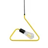 GLOBOSTAR® LIBBY 01097-1 Παιδικό Κρεμαστό Φωτιστικό Οροφής με Ντουί 1 x E27 AC 220-240V IP20 - Κίτρινο - Μ30 x Π4 x Υ32cm
