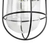 GLOBOSTAR® CELL 01118 Vintage Φωτιστικό Τοίχου - Απλίκα με Ντουί 1 x E27 AC 220-240V IP20 - Μαύρο - Μ26.5 x Π32 x Υ30cm