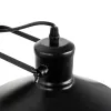GLOBOSTAR® CELL 01118 Vintage Φωτιστικό Τοίχου - Απλίκα με Ντουί 1 x E27 AC 220-240V IP20 - Μαύρο - Μ26.5 x Π32 x Υ30cm
