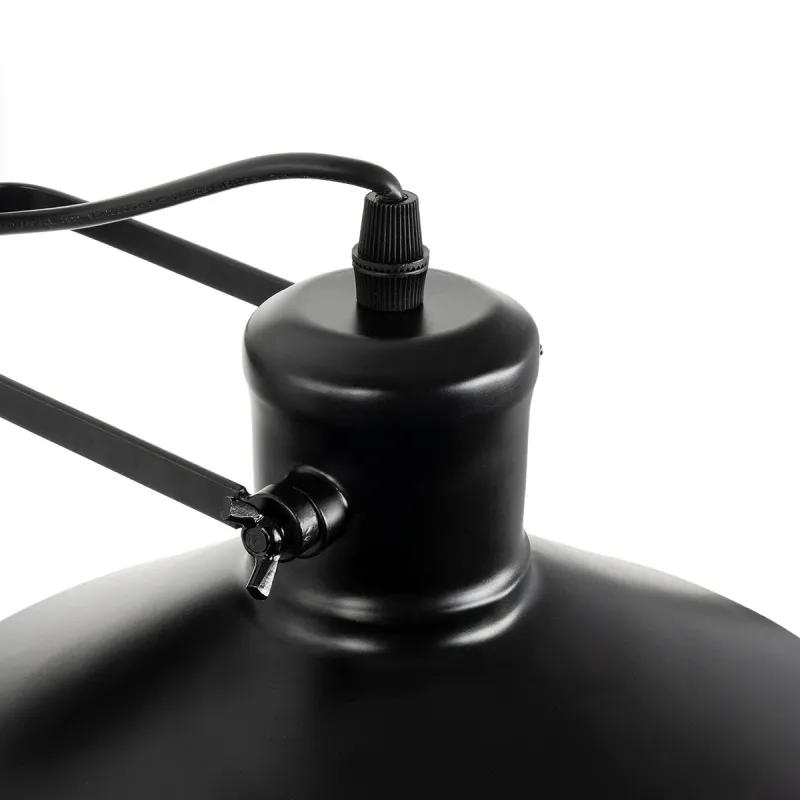 GLOBOSTAR® CELL 01118 Vintage Φωτιστικό Τοίχου - Απλίκα με Ντουί 1 x E27 AC 220-240V IP20 - Μαύρο - Μ26.5 x Π32 x Υ30cm