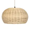 GLOBOSTAR® DE LA MER 01624 Boho Κρεμαστό Φωτιστικό Οροφής με Ντουί 3 x E27 AC 220-240V IP20 - Μπεζ - Μ45 x Π45 x Υ24cm