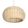GLOBOSTAR® DE LA MER 01624 Boho Κρεμαστό Φωτιστικό Οροφής με Ντουί 3 x E27 AC 220-240V IP20 - Μπεζ - Μ45 x Π45 x Υ24cm