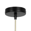 GLOBOSTAR® DE LA MER 01624 Boho Κρεμαστό Φωτιστικό Οροφής με Ντουί 3 x E27 AC 220-240V IP20 - Μπεζ - Μ45 x Π45 x Υ24cm
