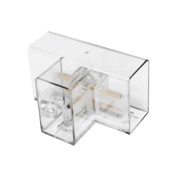 GLOBOSTAR® HEXON GLB-101-0091 Σύνδεσμος T AC 220-240V IP20 - Διάφανο - Μ7 x Π4.5 x Υ4cm