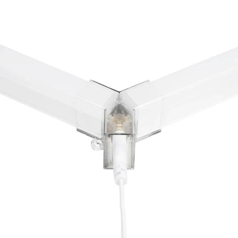 GLOBOSTAR® HEXON GLB-101-0092 Σύνδεσμος Y AC 220-240V IP20 - Διάφανο - Μ7 x Π6 x Υ4cm