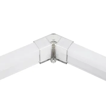 GLOBOSTAR® HEXON GLB-101-0095 Σύνδεσμος V 120° AC 220-240V IP20 - Διάφανο - Μ7 x Π2.5 x Υ4cm