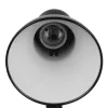GLOBOSTAR® STUDENT GLB-102-0007 Μοντέρνο Επιτραπέζιο Φωτιστικό Πορτατίφ με Ντουί 1 x E27 AC 220-240V IP20 - Μαύρο - Μ14 x Π14 x Υ32cm