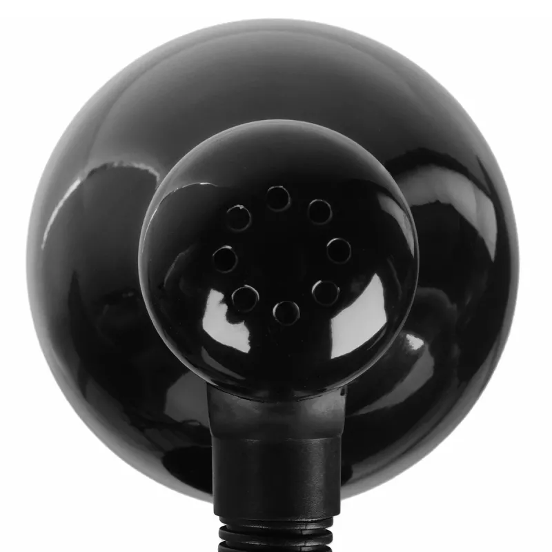 GLOBOSTAR® STUDENT GLB-102-0007 Μοντέρνο Επιτραπέζιο Φωτιστικό Πορτατίφ με Ντουί 1 x E27 AC 220-240V IP20 - Μαύρο - Μ14 x Π14 x Υ32cm