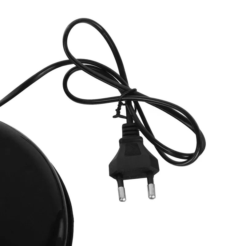 GLOBOSTAR® STUDENT GLB-102-0007 Μοντέρνο Επιτραπέζιο Φωτιστικό Πορτατίφ με Ντουί 1 x E27 AC 220-240V IP20 - Μαύρο - Μ14 x Π14 x Υ32cm