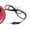 GLOBOSTAR® STUDENT GLB-102-0011 Μοντέρνο Επιτραπέζιο Φωτιστικό Πορτατίφ με Ντουί 1 x E27 AC 220-240V IP20 - Ροζ & Μαύρο - Μ14 x Π14 x Υ32cm