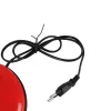 GLOBOSTAR® STUDENT GLB-102-0012 Μοντέρνο Επιτραπέζιο Φωτιστικό Πορτατίφ με Ντουί 1 x E27 AC 220-240V IP20 - Κόκκινο & Μαύρο - Μ14 x Π14 x Υ32cm