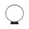 GLOBOSTAR® LUNEA GLB-103-0009 Φωτιστικό Κολωνάκι Κήπου LED 15W 1350lm 120° AC 220-240V Αδιάβροχο IP65 Θερμό Λευκό 2700K - Sanan SMD Chip - Μαύρο Ματ - Μ45 x Π7 x Υ50cm - 3 Χρόνια Εγγύηση