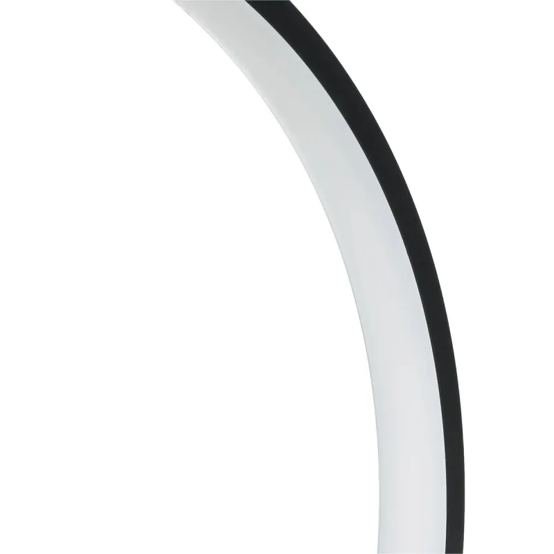 GLOBOSTAR® LUNEA GLB-103-0009 Φωτιστικό Κολωνάκι Κήπου LED 15W 1350lm 120° AC 220-240V Αδιάβροχο IP65 Θερμό Λευκό 2700K - Sanan SMD Chip - Μαύρο Ματ - Μ45 x Π7 x Υ50cm - 3 Χρόνια Εγγύηση