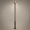 GLOBOSTAR® STILO GLB-103-0022 Στύλος/Κολώνα για Φωτιστικό Πλατείας/Πάρκου/Κήπου - Μαύρο Ματ - Μ21 x Π21 x Υ290cm - 3 Χρόνια Εγγύηση