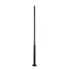 GLOBOSTAR® STILIA GLB-103-0023 Στύλος/Κολώνα για Φωτιστικό Πλατείας/Πάρκου/Κήπου LED 72W 6480lm 120° AC 220-240V Αδιάβροχο IP65 Θερμό Λευκό 2700K - Sanan SMD Chip - Μαύρο Ματ - Μ21 x Π21 x Υ300cm - 3 Χρόνια Εγγύηση