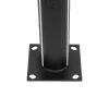 GLOBOSTAR® STILIA GLB-103-0023 Στύλος/Κολώνα για Φωτιστικό Πλατείας/Πάρκου/Κήπου LED 72W 6480lm 120° AC 220-240V Αδιάβροχο IP65 Θερμό Λευκό 2700K - Sanan SMD Chip - Μαύρο Ματ - Μ21 x Π21 x Υ300cm - 3 Χρόνια Εγγύηση