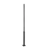 GLOBOSTAR® STILIA GLB-103-0023 Στύλος/Κολώνα για Φωτιστικό Πλατείας/Πάρκου/Κήπου LED 72W 6480lm 120° AC 220-240V Αδιάβροχο IP65 Θερμό Λευκό 2700K - Sanan SMD Chip - Μαύρο Ματ - Μ21 x Π21 x Υ300cm - 3 Χρόνια Εγγύηση